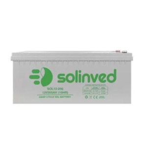 Solinved 12V 200 Ah Jel Akü